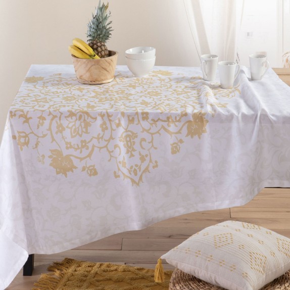 Τραπεζομάντηλο Nef-Nef Dreamer Yellow 140x180