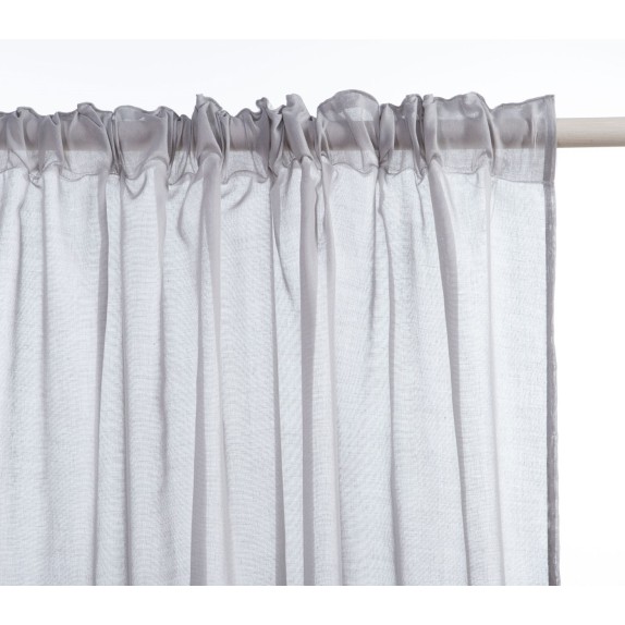 Κουρτίνα Nef-Nef Elina Grey 140x270