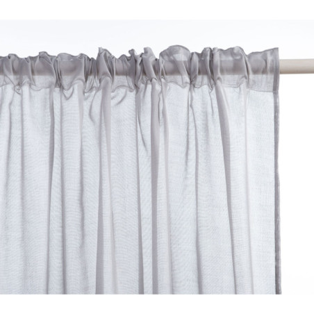 Κουρτίνα Nef-Nef Elina Grey 140x270