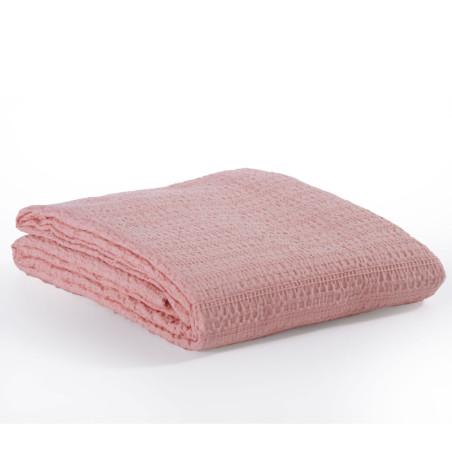 Κουβέρτα Πικέ Nef-Nef Μονή Cool Salmon 160x240