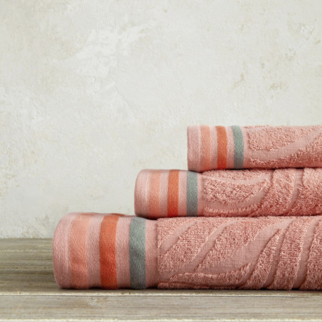 Πετσέτα Μπάνιου Nima Nanea Dark Pink 70x140