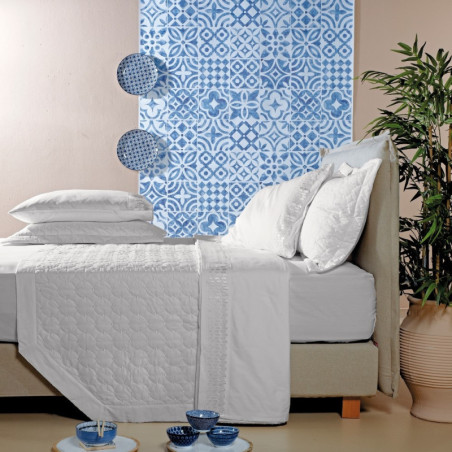 Σετ Σεντόνια Υπέρδιπλα 4 Τεμαχίων Kentia Catalina 240x270