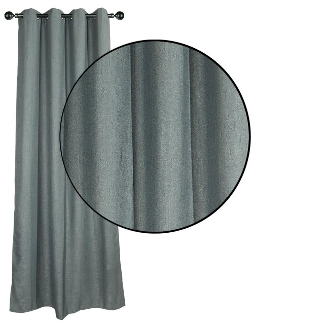 Κουρτίνα με Κρίκους Das Home 2245 140x270