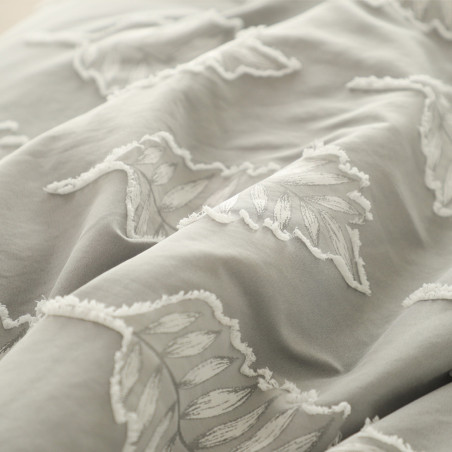 Κουβερλί Υπέρδιπλο Melinen Isla Grey 220x240