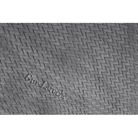 Σετ Κουβέρτα Fleece Υπέρδιπλη 2 Τεμαχίων Guy Laroche Rombus Carbon 220x240