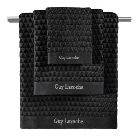Σετ Πετσέτες 3 Τεμαχίων Guy Laroche Tokyo Black