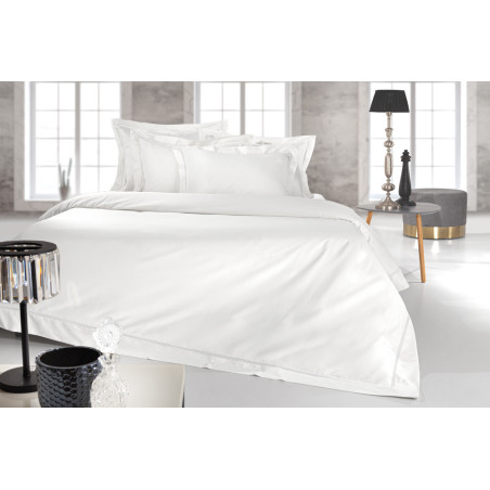 Σετ Παπλωματοθήκη King Size 3 Τεμαχίων Guy Laroche Blend White 260x260