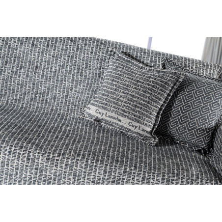 Ριχτάρι Πολυθρόνας Guy Laroche Parfait Anthracite 180x150