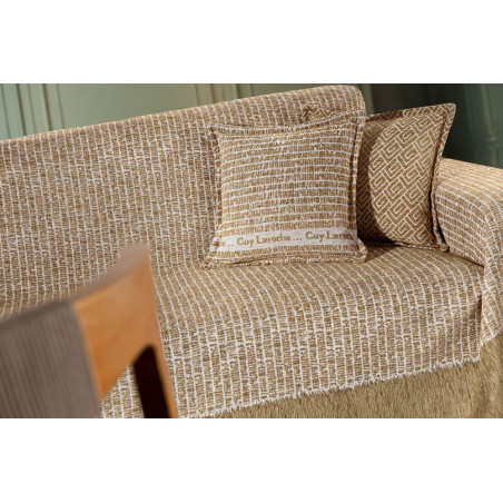 Ριχτάρι Πολυθρόνας Guy Laroche Parfait Mocca 180x150