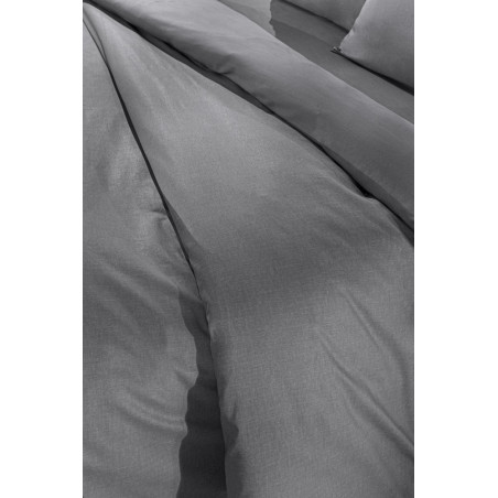 Σεντόνι Ημίδιπλο με Λάστιχο Guy Laroche Color Plus Anthracite 120x200+32