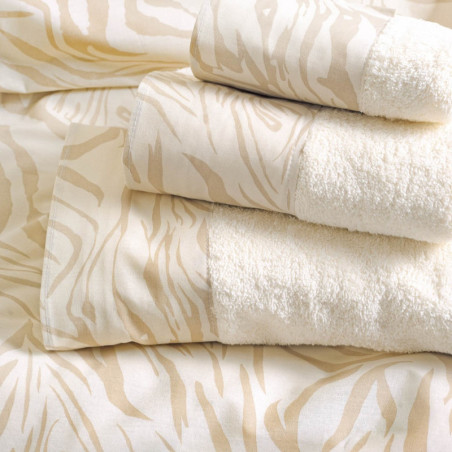 Σετ Παπλωματοθήκη Μονή 2 Τεμαχίων Rythmos Austin Μπεζ 160x250