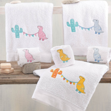Σετ Παιδικές Πετσέτες 2 Τεμαχίων Rythmos Diego Ροζ