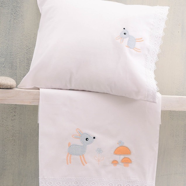 Σετ Σεντόνια Κούνιας 3 Τεμαχίων Rythmos Floppy...