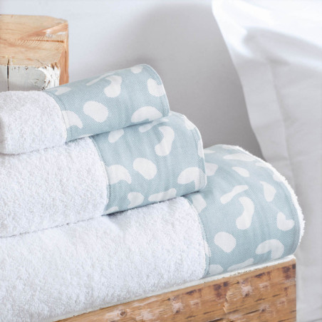 Σετ Σεντόνια Υπέρδιπλα 4 Τεμαχίων Rythmos Oliver Μπλε 230x270