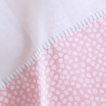 Σετ Σεντόνια Κούνιας 3 Τεμαχίων Rythmos Rabbitty Ροζ 100x160