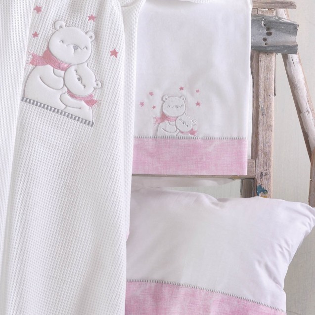 Σετ Σεντόνια Κούνιας 3 Τεμαχίων Rythmos...