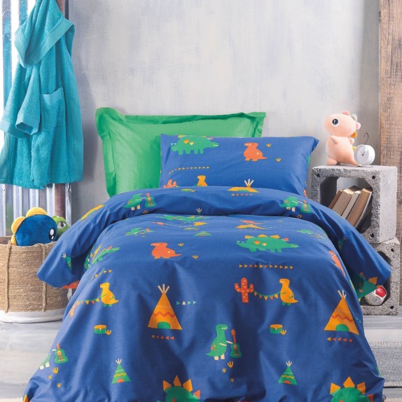 Σετ Παιδικά Σεντόνια Μονά 3 Τεμαχίων Rythmos Tobias 160x260