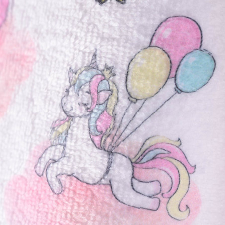 Σετ Βρεφική Κάπα και Γάντι Rythmos Pink Unicorn