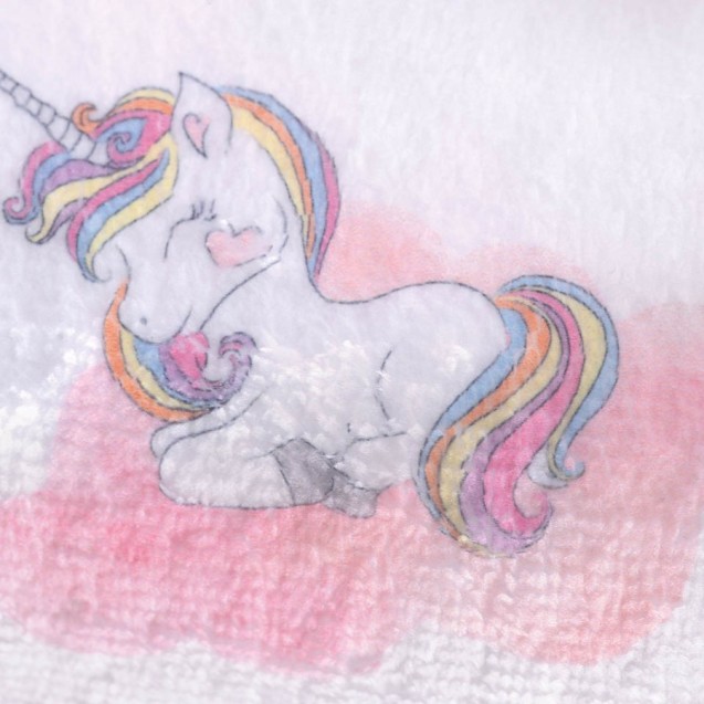 Σετ Βρεφική Κάπα και Γάντι Rythmos Pink Unicorn