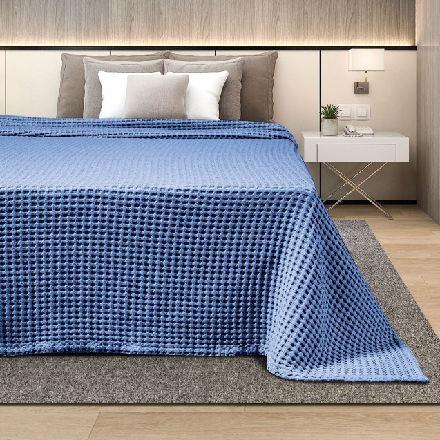 Κουβέρτα Πικέ Υπέρδιπλη Adam Home Waffle 220x240
