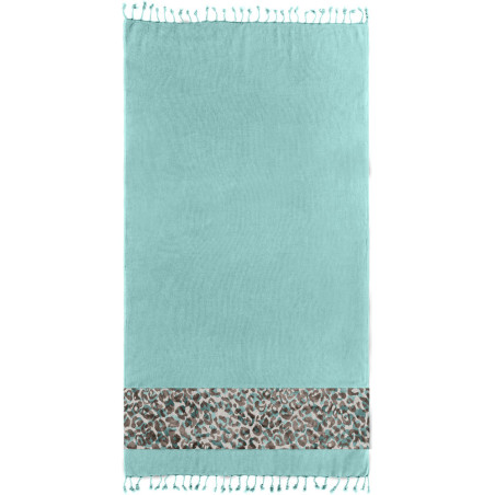 Πετσέτα Θαλάσσης Παρεό Guy Laroche Pestemal 18 Aqua 90x170