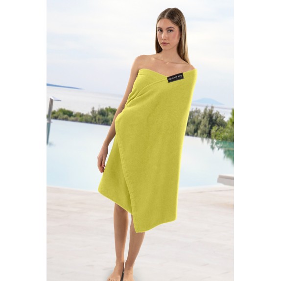 Πετσέτα Θαλάσσης Guy Laroche Tone 2 Tone Citron 90x175