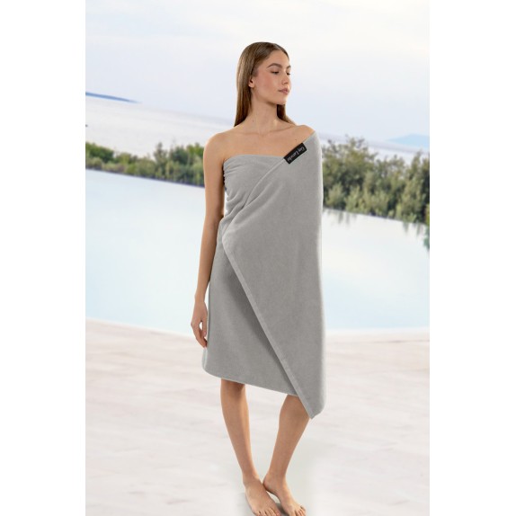 Πετσέτα Θαλάσσης Guy Laroche Tone 2 Tone Silver 90x175