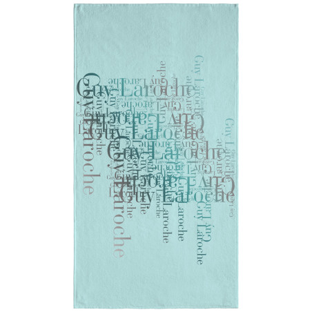 Πετσέτα Θαλάσσης Βελουτέ Guy Laroche Velour Printed 2103 Ocean 100x175