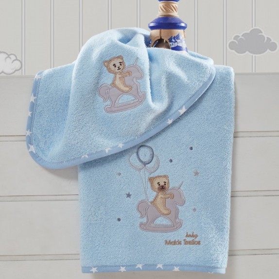 Σετ Βρεφικές Πετσέτες 2 Τεμαχίων Makis Tselios Game