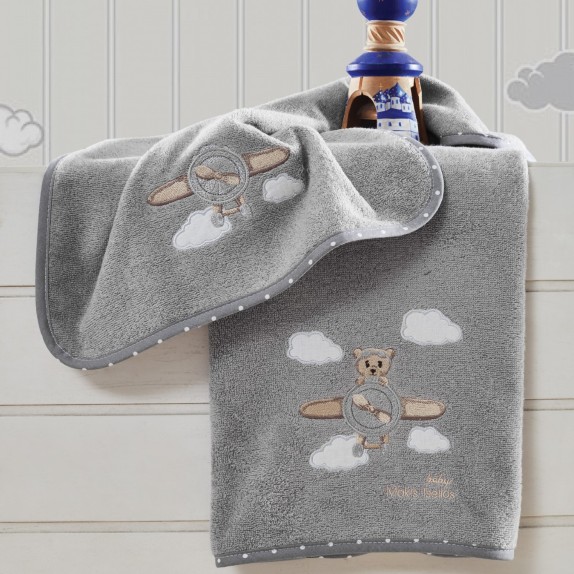 Σετ Βρεφικές Πετσέτες 2 Τεμαχίων Makis Tselios Horizon