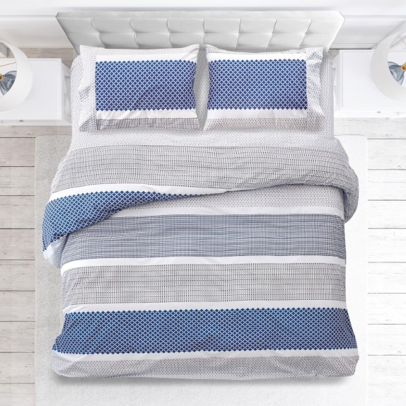 Σετ Σεντόνια King Size 4 Τεμαχίων Makis Tselios Boho 270x290