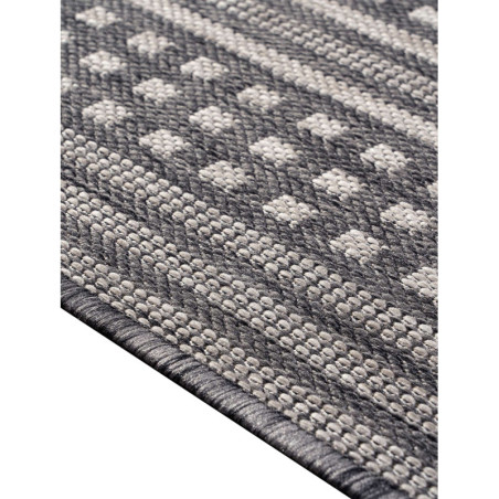 Χαλί Διάδρομος Madi Race Grey Πλάτους 64cm (Επιθυμητή Διάσταση)