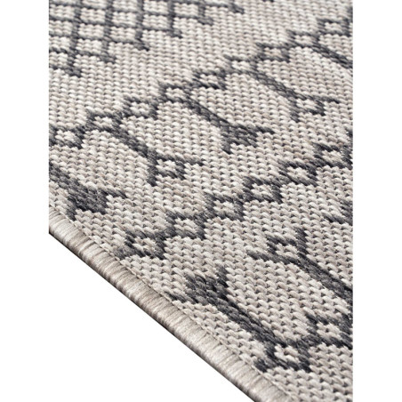 Χαλί Διάδρομος Madi Boho Grey Πλάτους 64cm (Επιθυμητή Διάσταση)