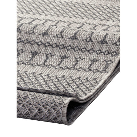 Χαλί Διάδρομος Madi Boho Grey Πλάτους 64cm (Επιθυμητή Διάσταση)