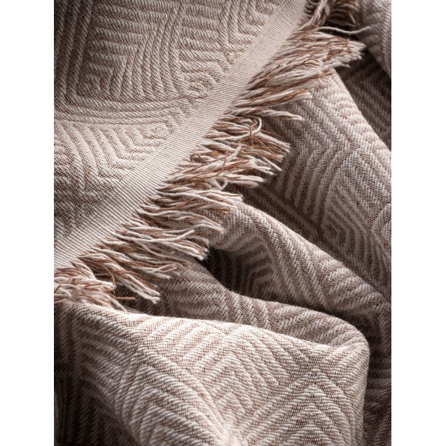 Ριχτάρι Τριθέσιου Madi Wellen Beige 170x300