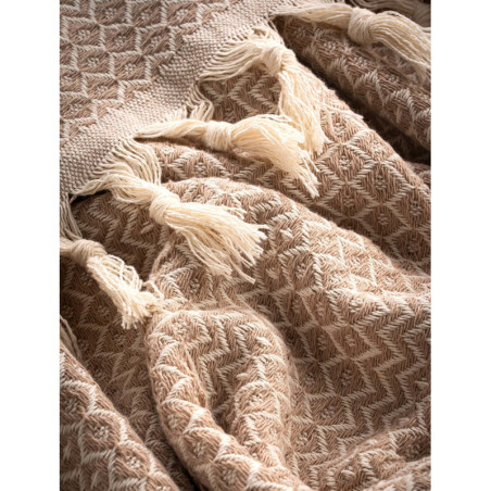 Ριχτάρι Τριθέσιου Madi Herhaling Beige 190x300