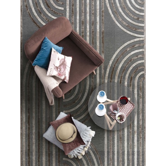 Σετ Ταπέτα Κρεβατοκάμαρας 3 Τεμαχίων Madi Mode Grey...