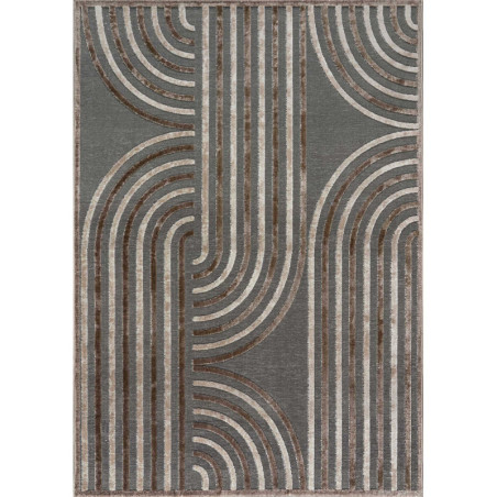 Χαλί Διάδρομος Madi Mode Grey Πλάτους 67cm (Επιθυμητή Διάσταση)