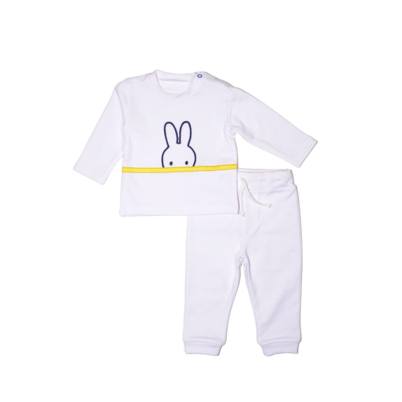 Βρεφικό Σετ Φόρμας Miffy Des. 60 Λευκό