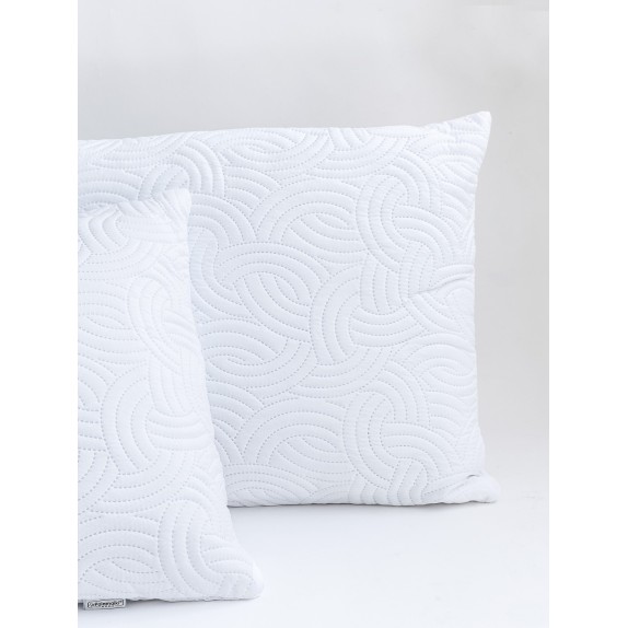 Σετ Μαξιλάρια Ύπνου Μέτρια 2 Τεμαχίων Palamaiki White...