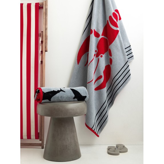 Πετσέτα Θαλάσσης Βελουτέ Palamaiki EV30 90x160