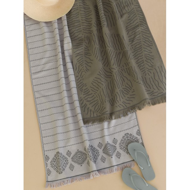 Πετσέτα Θαλάσσης Παρεό Palamaiki Amazonia 86x160