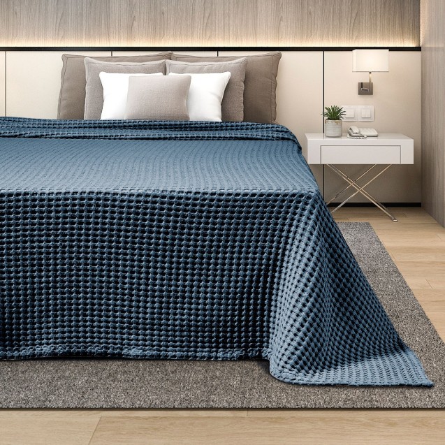 Κουβέρτα Πικέ Υπέρδιπλη Adam Home Waffle 220x240