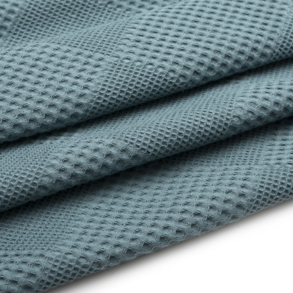 Κουβέρτα Πικέ Κούνιας Dimcol Μονόχρωμη Πετρόλ 120x150