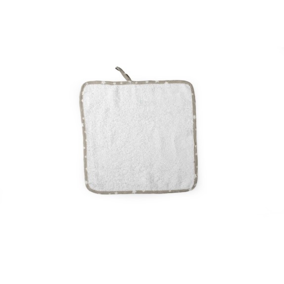 Λαβέτα Ώμου Dimcol 39 Λευκό/Elephant 30x30