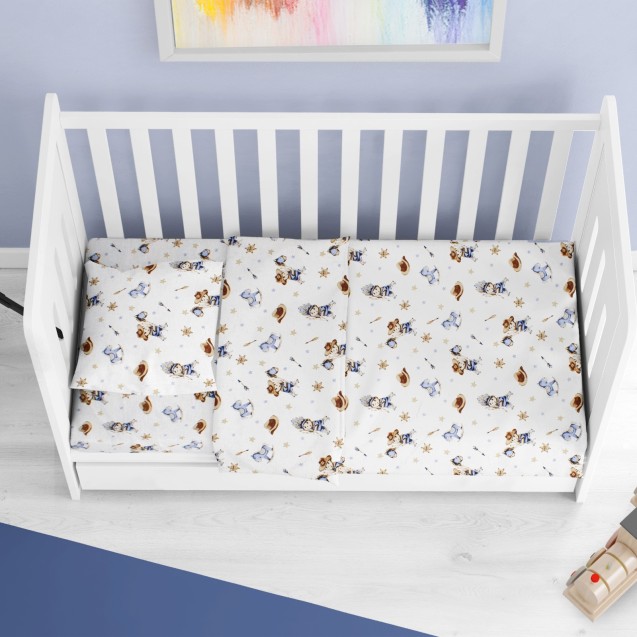 Σεντόνι Κούνιας με Λάστιχο Dimcol Wild West 540...