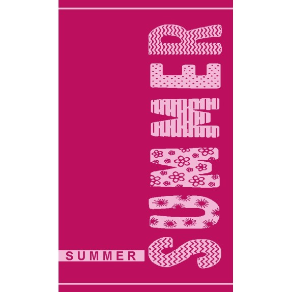 Πετσέτα Θαλάσσης Βελουτέ Dimcol Ζακάρ 202 87x165