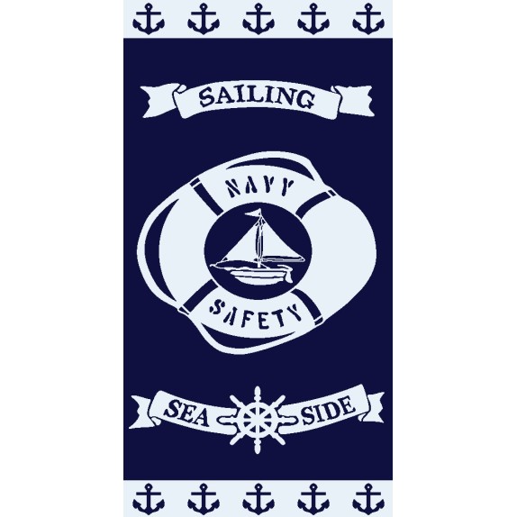 Πετσέτα Θαλάσσης Βελουτέ Dimcol Unicorn 208 87x165