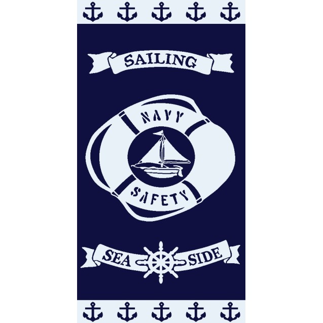 Πετσέτα Θαλάσσης Βελουτέ Dimcol Unicorn 208 87x165