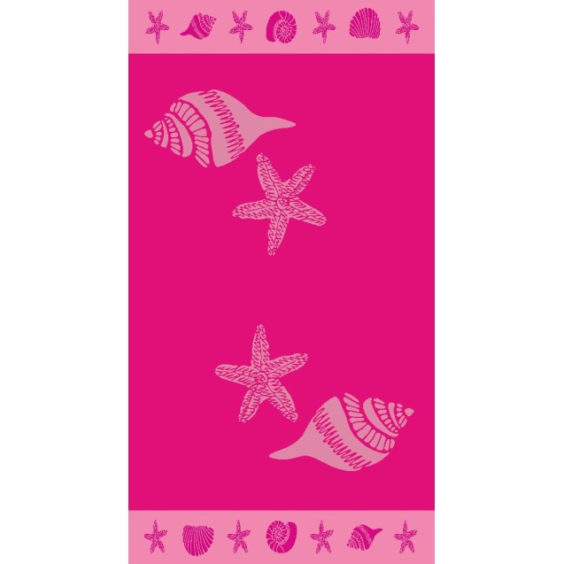 Πετσέτα Θαλάσσης Βελουτέ Dimcol Ζακάρ 212 87x165